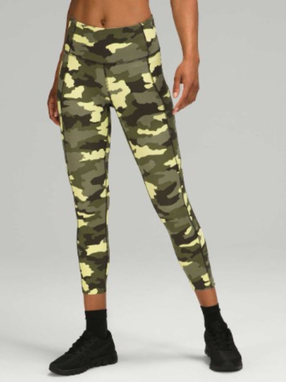 Lululemon Swift Speed High Rise Crop 21 Camo Leggings Size 10 Luxtreme - Picture 14 of 15